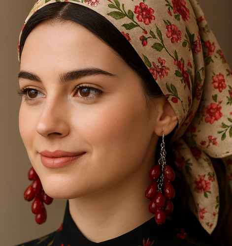 گوشواره دانه انار