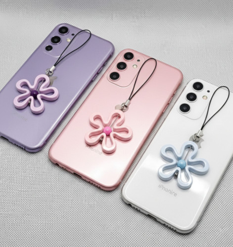 آویز موبایل گل هولوگرامی بزرگ