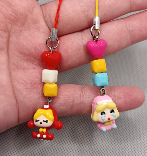 آویز موبایل و فلش مدل کرای بیبی (۲ طرح)